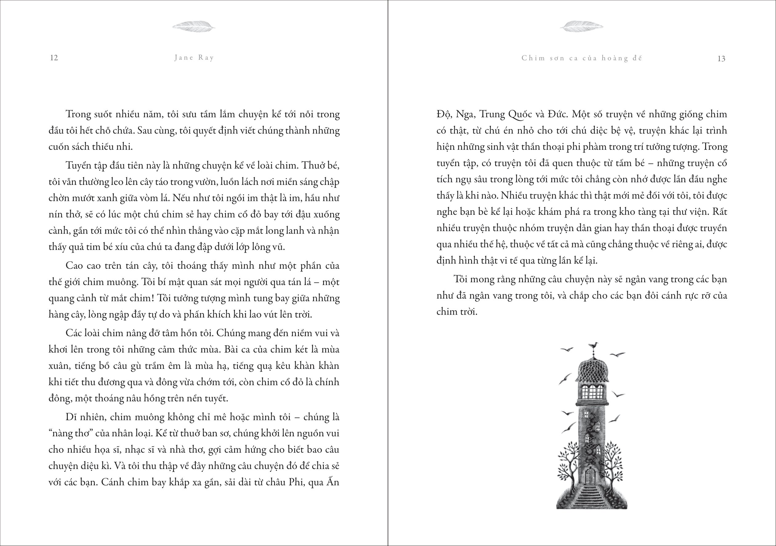 chim sơn ca của hoàng đế và những chuyện kể có cánh