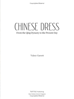 chinese dress - from the qing dynasty to the present day