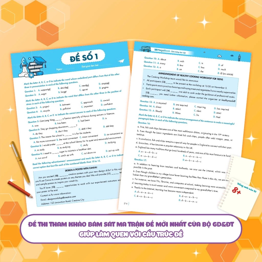 chinh phục 8+ luyện thi vào lớp 10 môn tiếng anh (tái bản 2025)