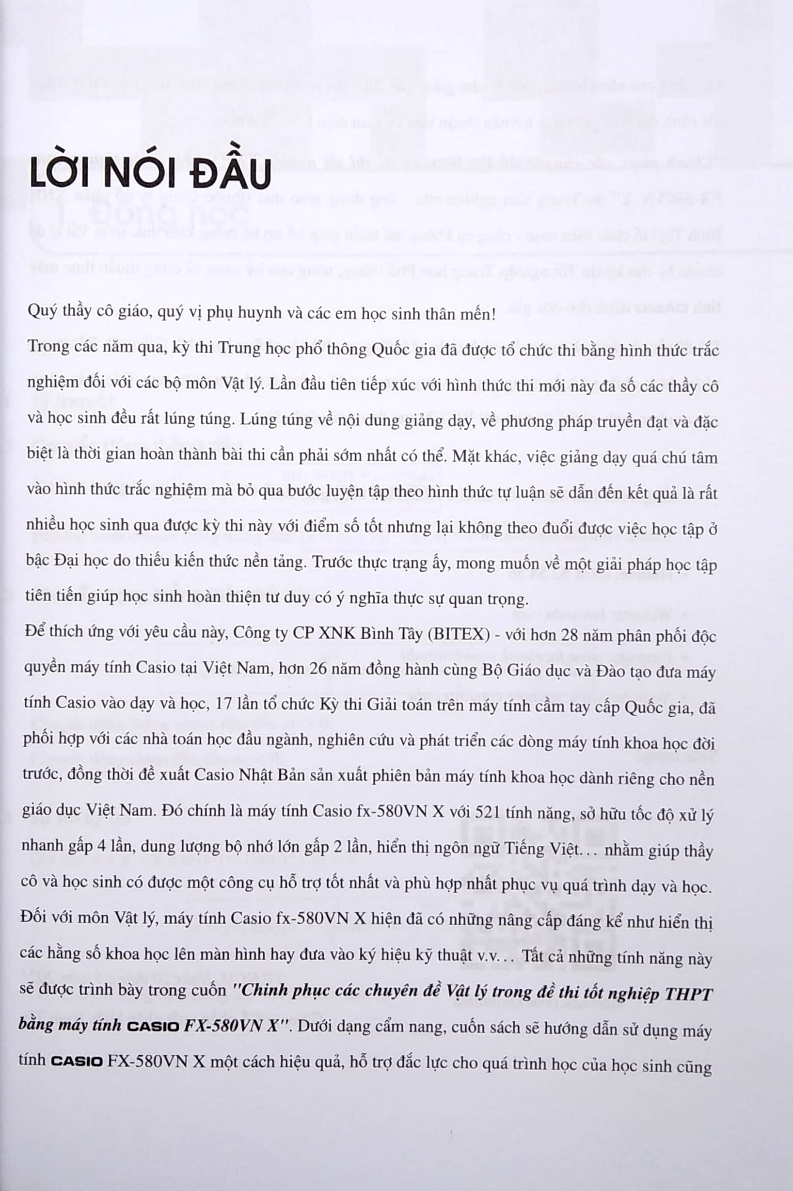chinh phục các chuyên đề vật lý trong đề thi tốt nghiệp thpt bằng máy tính casio fx-580vn x