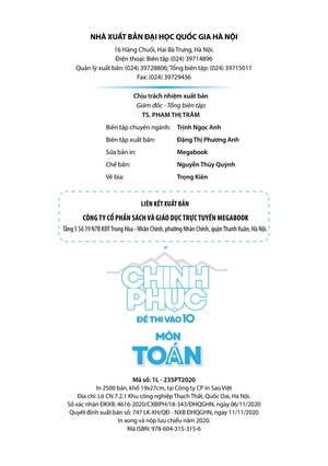 chinh phục đề thi vào 10 môn toán (tái bản)