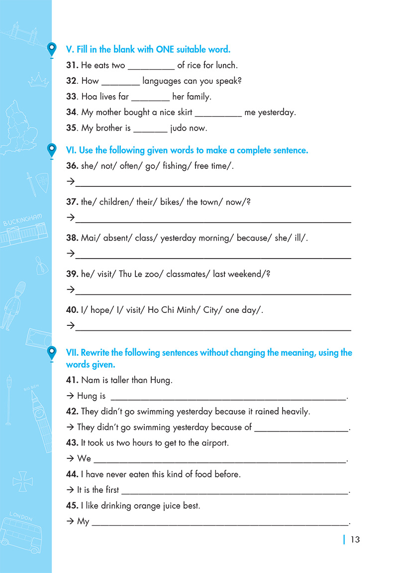 chinh phục đề thi vào lớp 6 trường thcs chất lượng cao môn tiếng anh