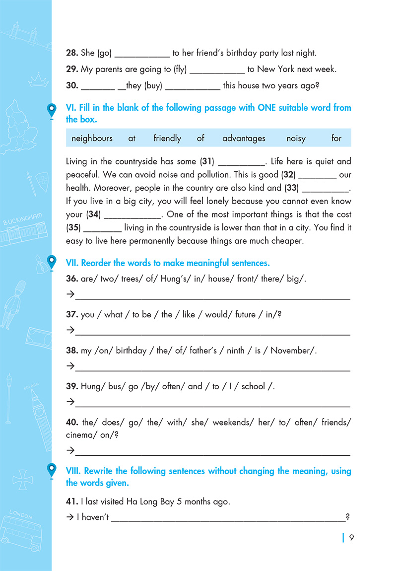 chinh phục đề thi vào lớp 6 trường thcs chất lượng cao môn tiếng anh