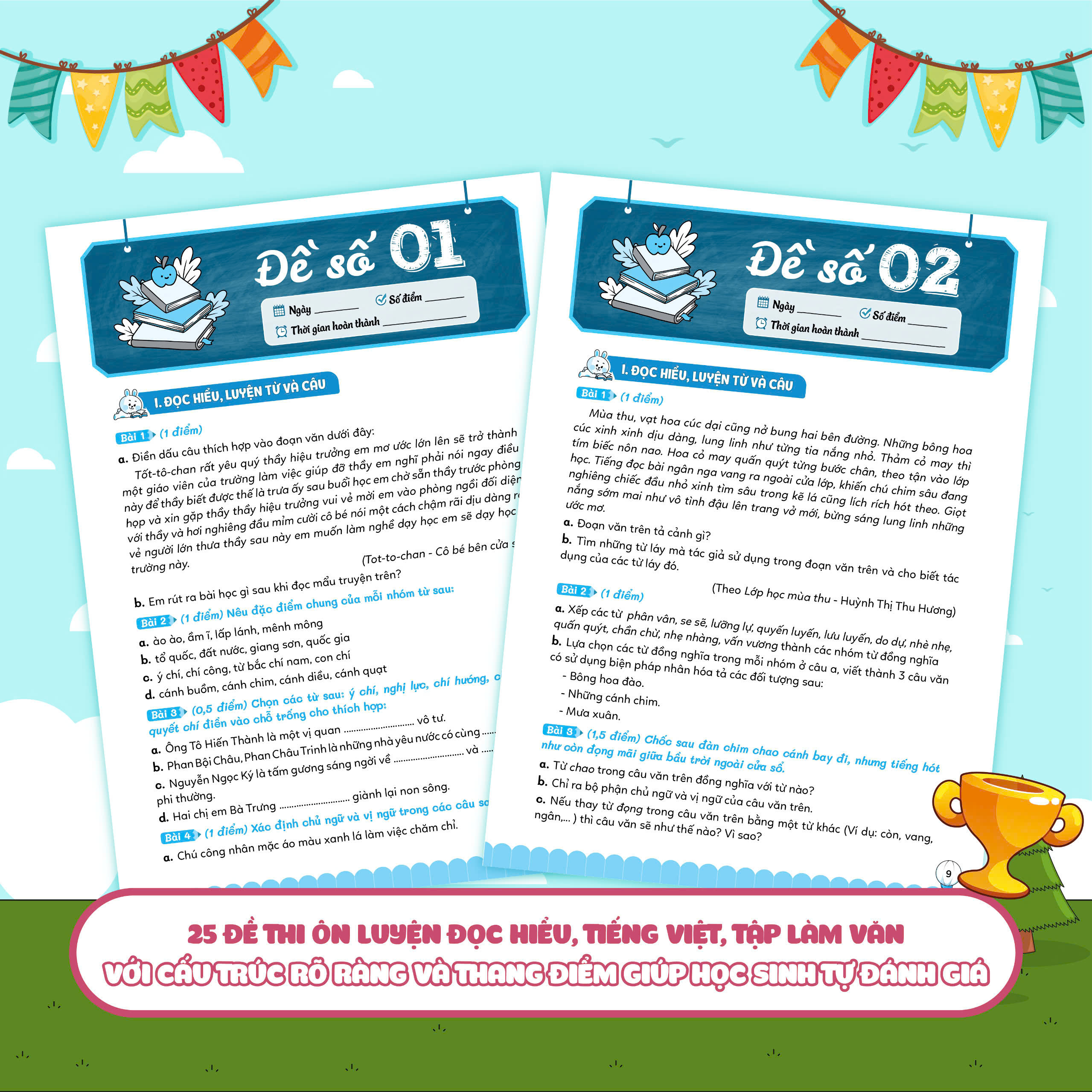 chinh phục đề thi vào lớp 6 trường thcs chất lượng cao - môn tiếng việt