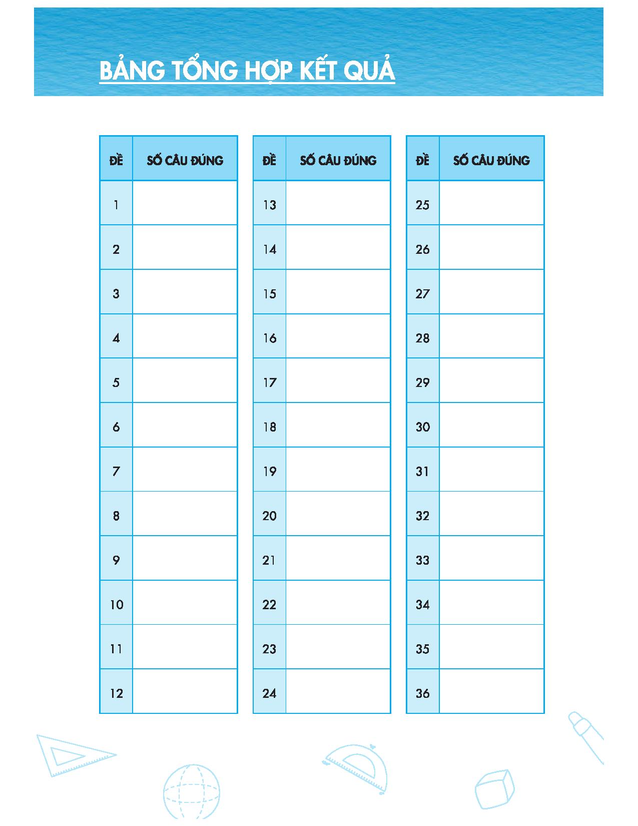 chinh phục đề thi vào lớp 6 trường thcs chất lượng cao môn toán