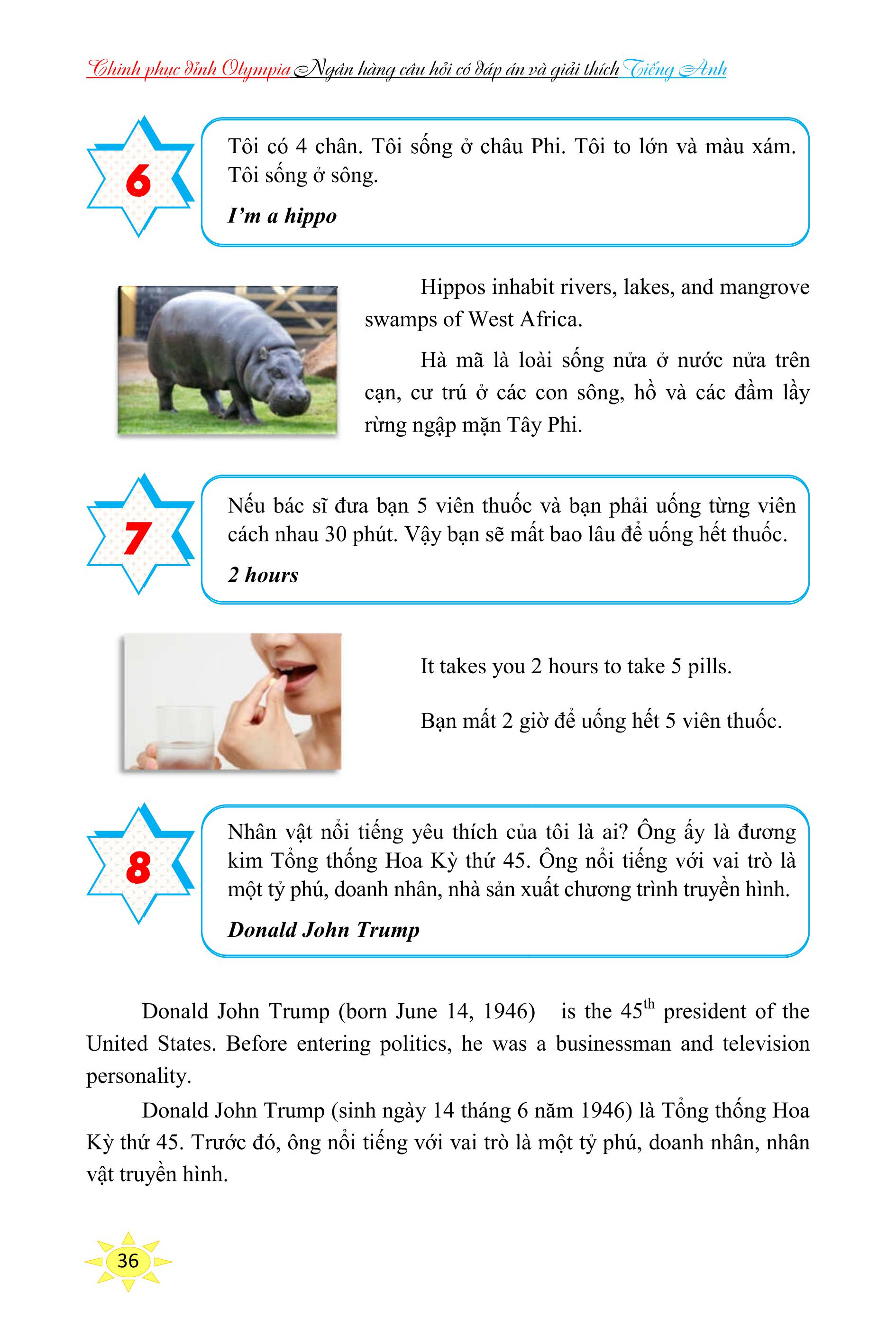 chinh phục đỉnh olympia ngân hàng câu hỏi có đáp án và giải thích tiếng anh