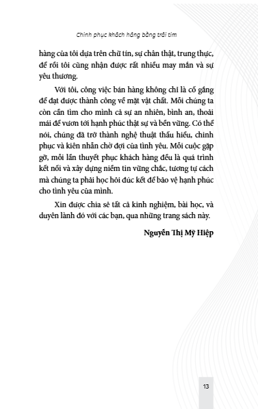 Chinh Phục Khách Hàng Bằng Trái Tim