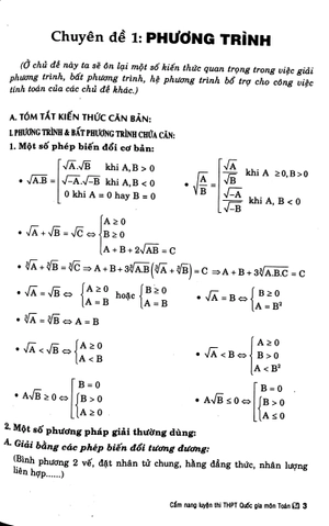 chinh phục kì thi thpt quốc gia - cẩm nang luyện thi thpt quốc gia toán