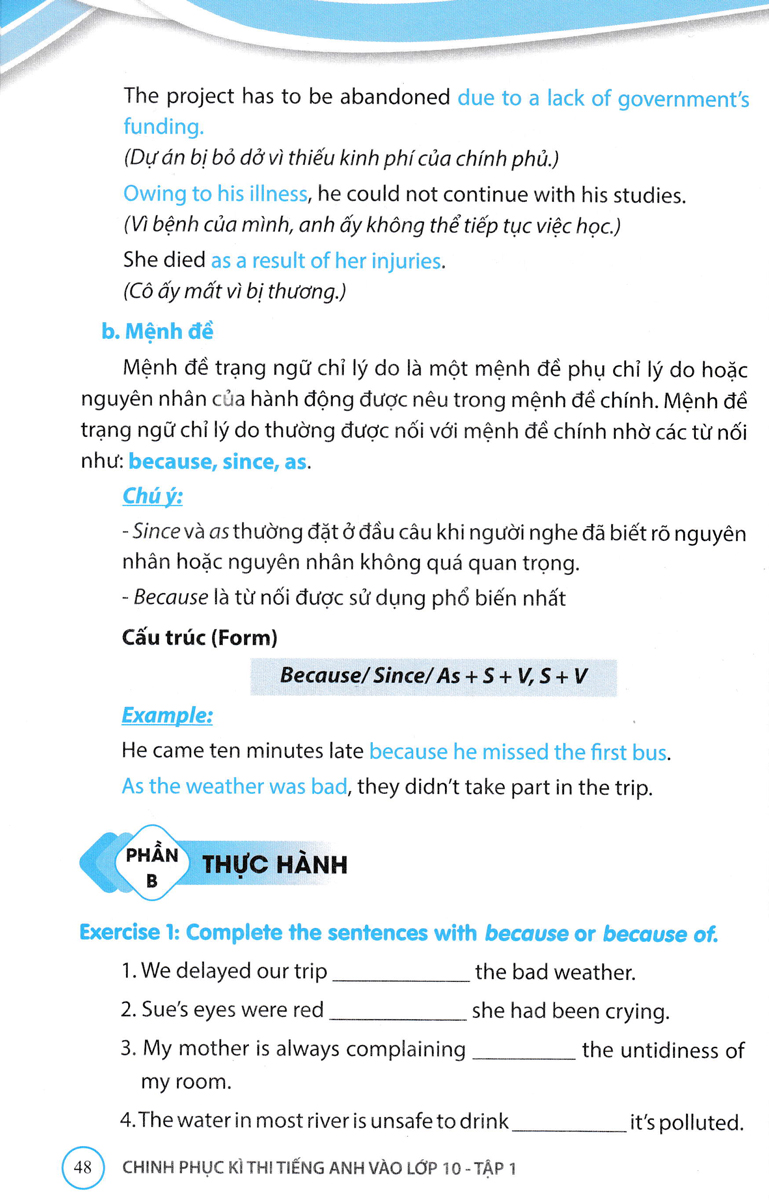 chinh phục kỳ thi tiếng anh vào lớp 10 - tập 1