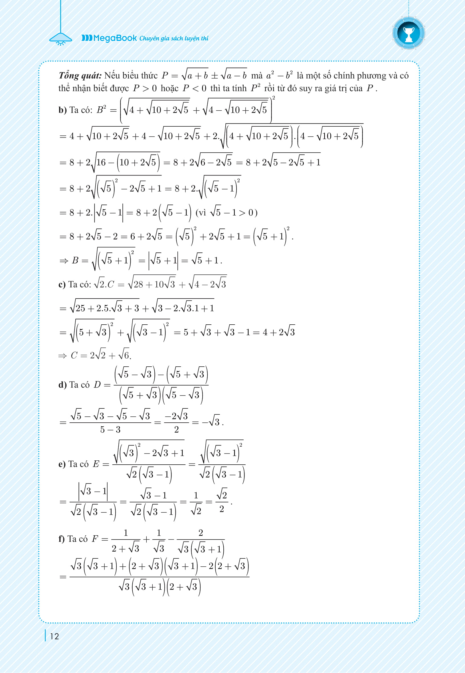 chinh phục luyện thi vào lớp 10 môn toán theo chủ đề