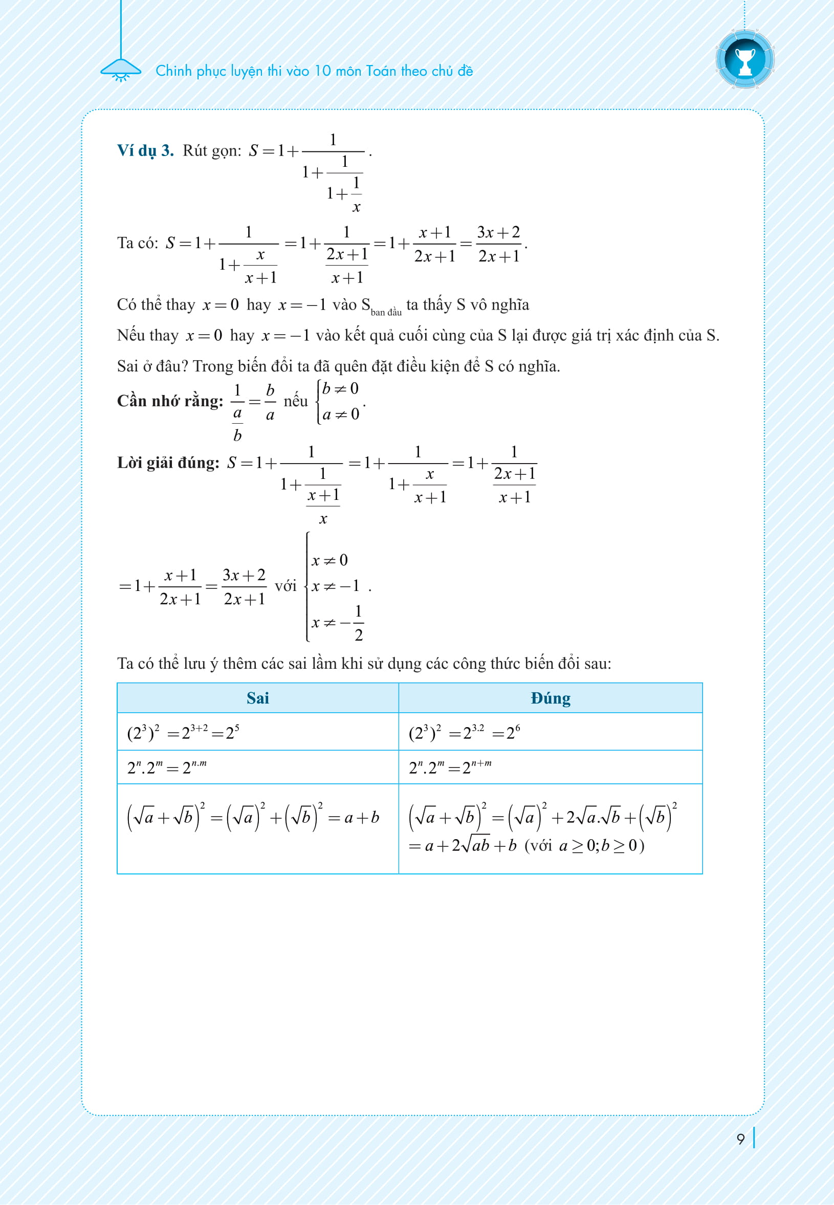 chinh phục luyện thi vào lớp 10 môn toán theo chủ đề
