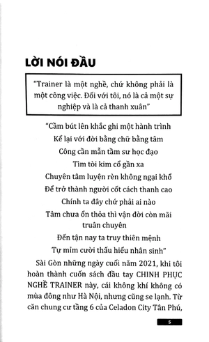 chinh phục nghề trainer - kiến tạo di sản cuộc đời và kinh doanh tri thức