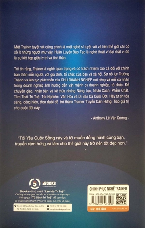 chinh phục nghề trainer - kiến tạo di sản cuộc đời và kinh doanh tri thức