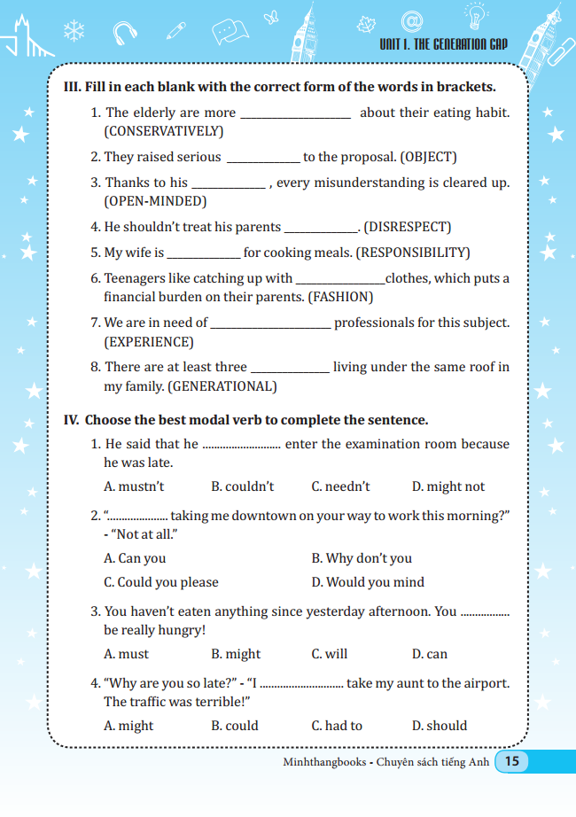 chinh phục ngữ pháp và bài tập tiếng anh 11 - tập 1