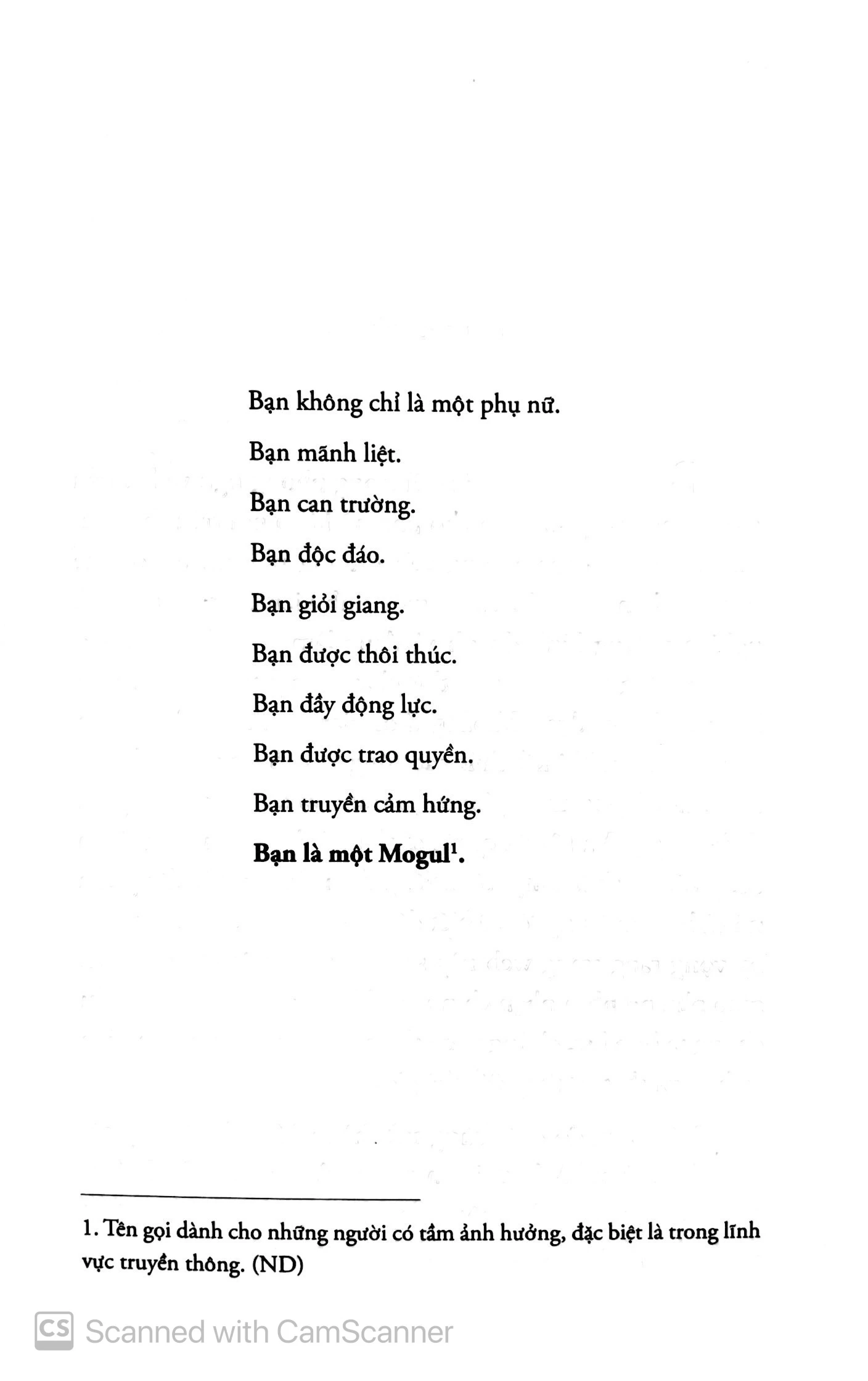 chinh phục những điều bất khả - you are a mogul