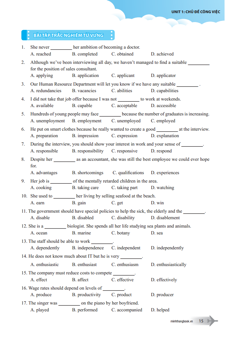 chinh phục từ vựng tiếng anh dùng cho học sinh thi thpt quốc gia và sinh viên các trường đại học, cao đẳng