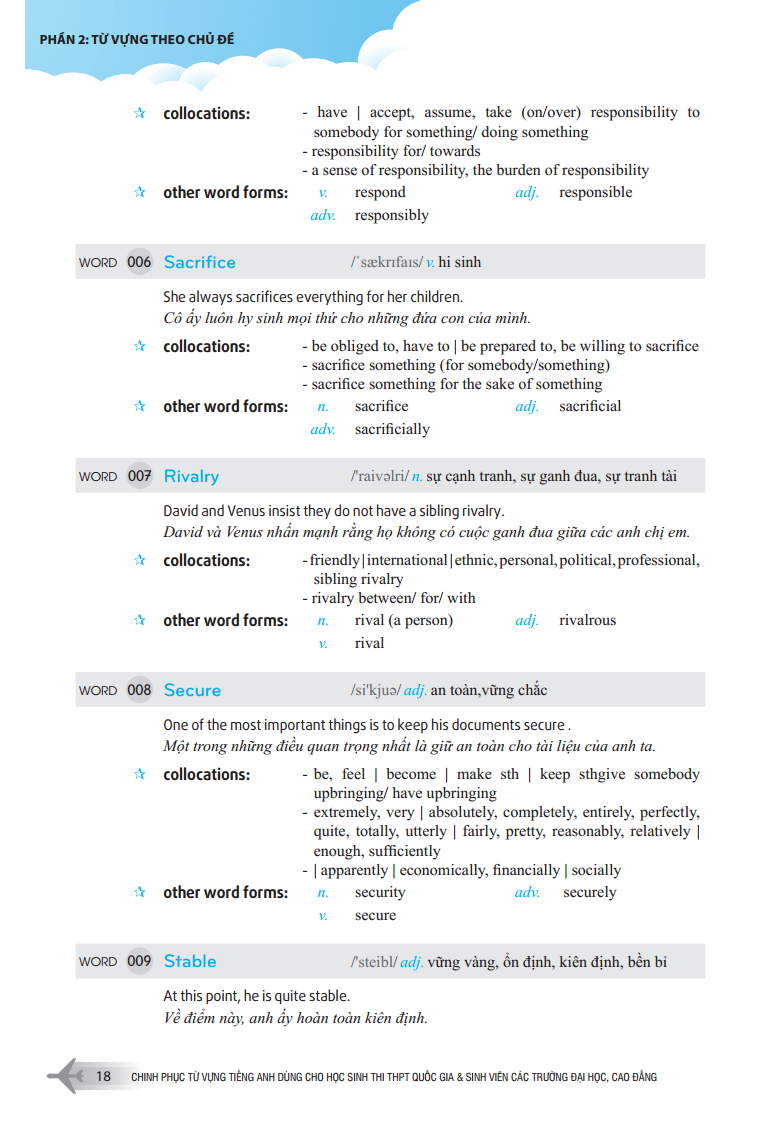 chinh phục từ vựng tiếng anh dùng cho học sinh thi thpt quốc gia và sinh viên các trường đại học, cao đẳng