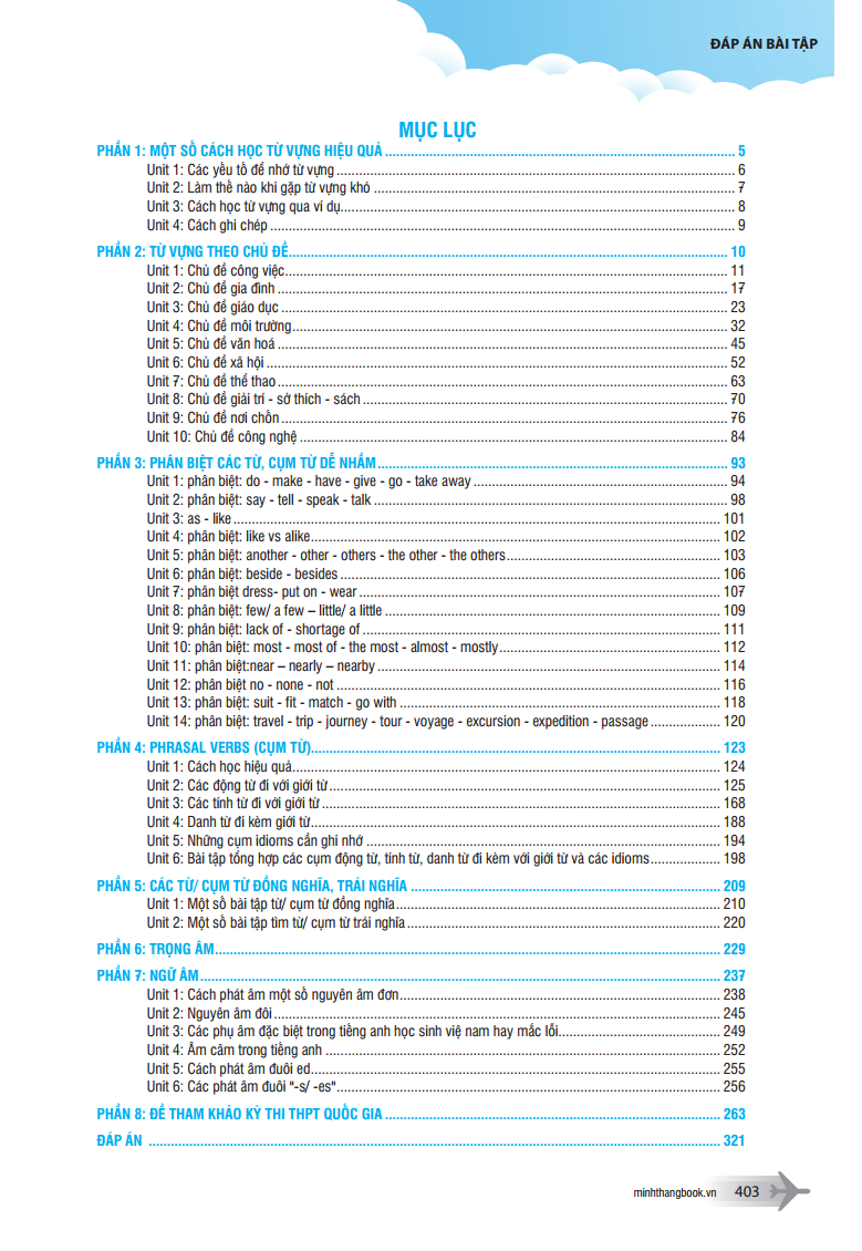 chinh phục từ vựng tiếng anh dùng cho học sinh thi thpt quốc gia và sinh viên các trường đại học, cao đẳng