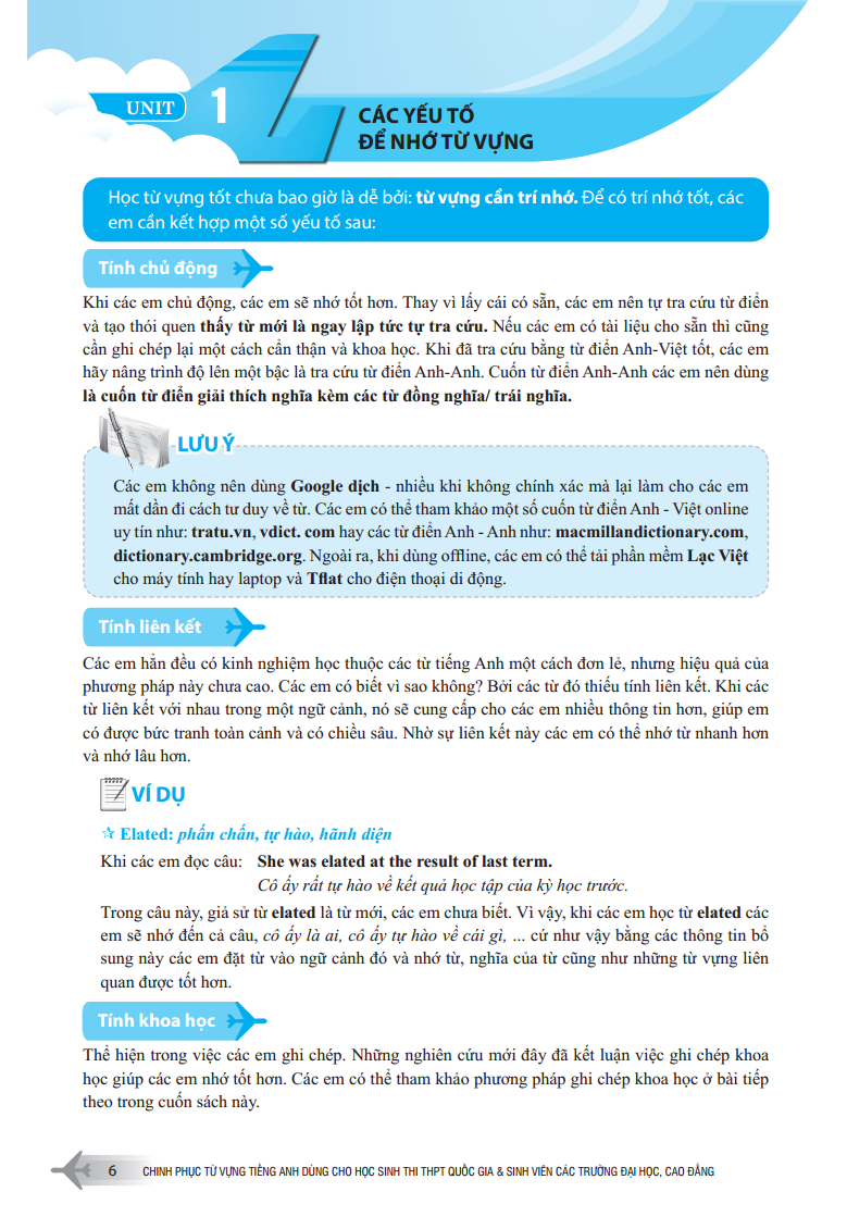 chinh phục từ vựng tiếng anh dùng cho học sinh thi thpt quốc gia và sinh viên các trường đại học, cao đẳng