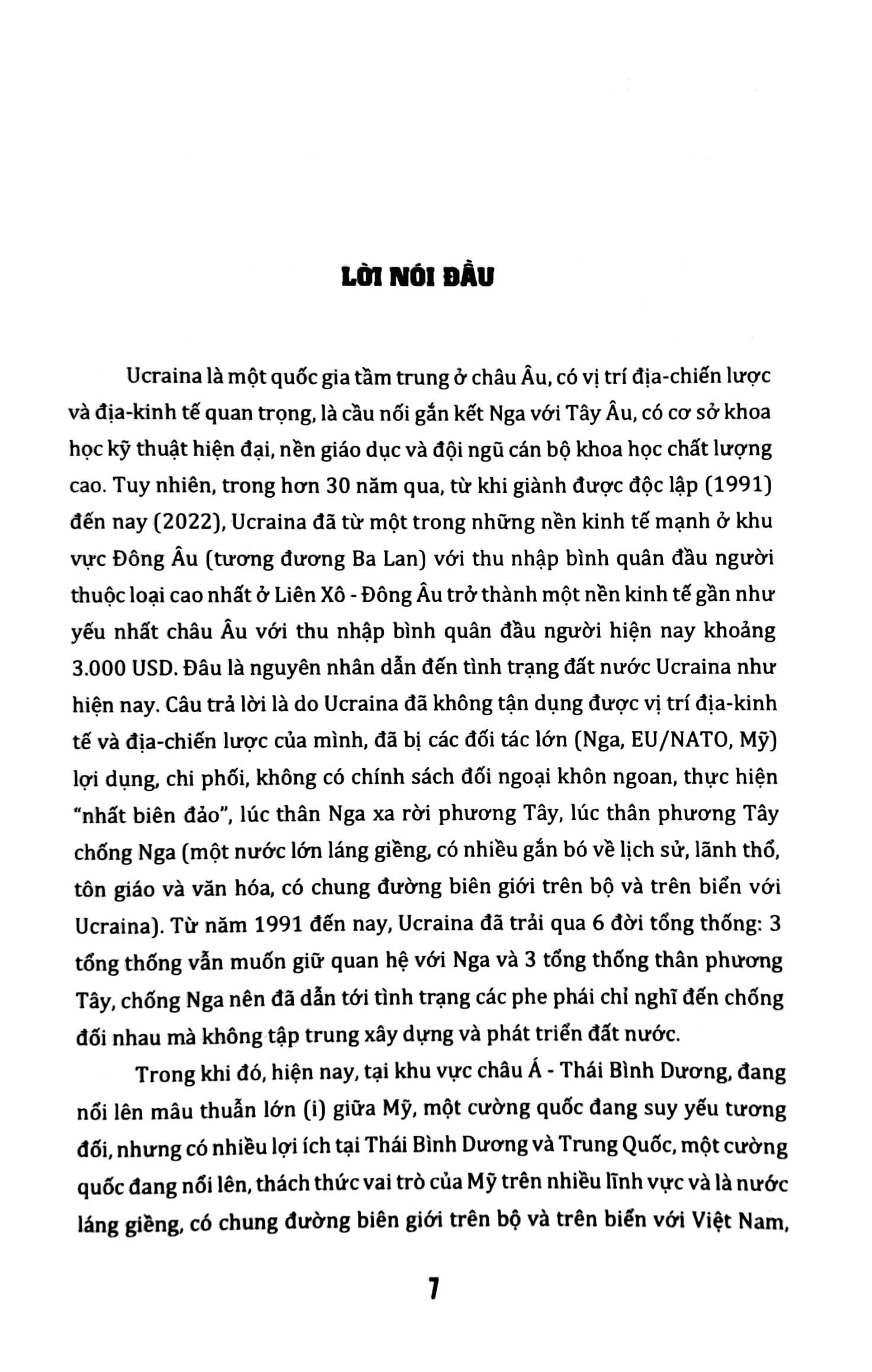 chính sách đối ngoại của ucraina từ năm 1991 đến nay - kinh nghiệm và bài học cho việt nam trong quan hệ với các nước lớn (sách chuyên khảo)