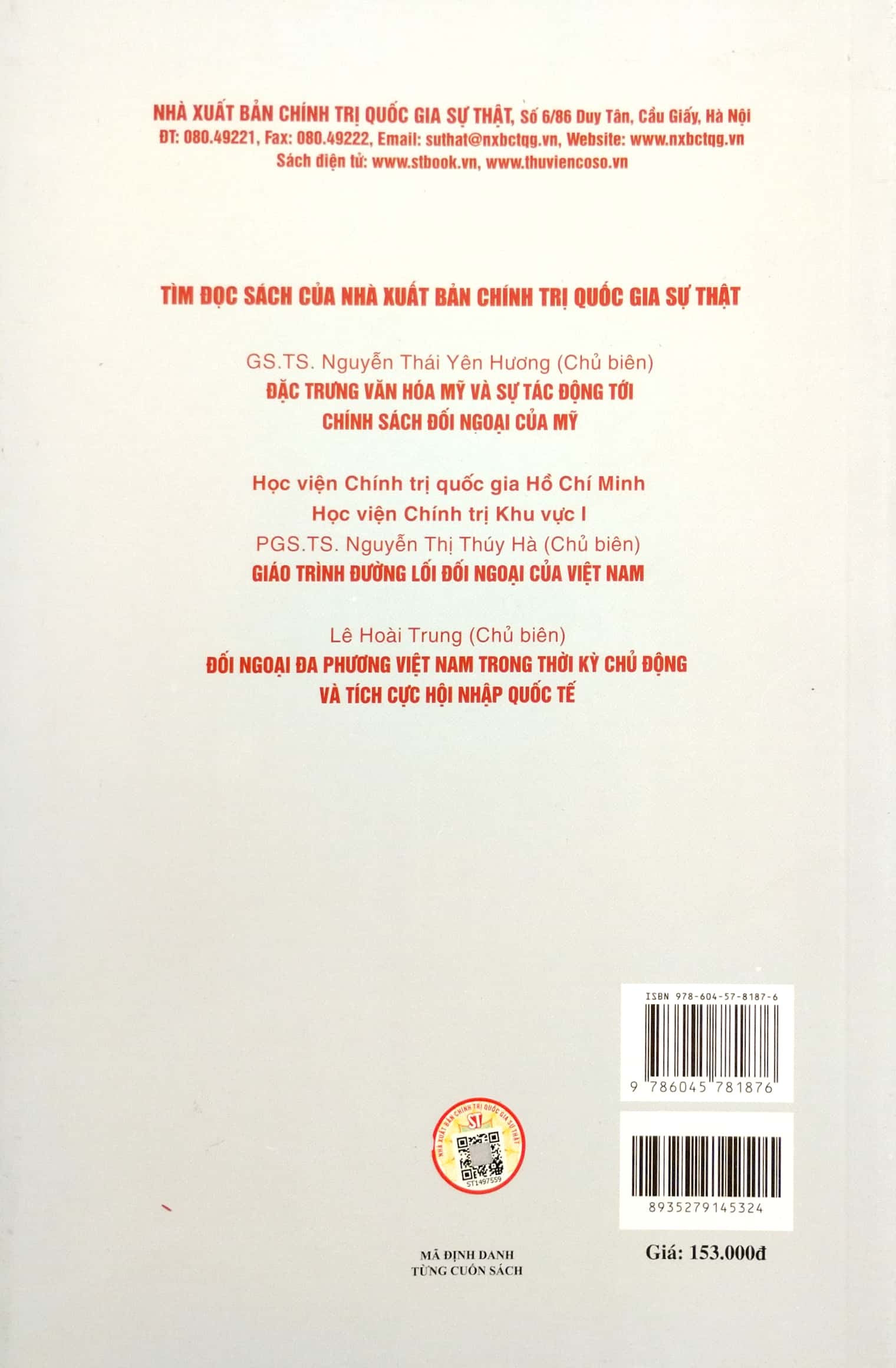 chính sách đối ngoại của ucraina từ năm 1991 đến nay - kinh nghiệm và bài học cho việt nam trong quan hệ với các nước lớn (sách chuyên khảo)