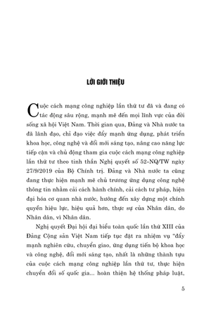 chính sách pháp luật tố tụng dân sự đáp ứng yêu cầu của cuộc cách mạng công nghiệp lần thứ tư ở việt nam
