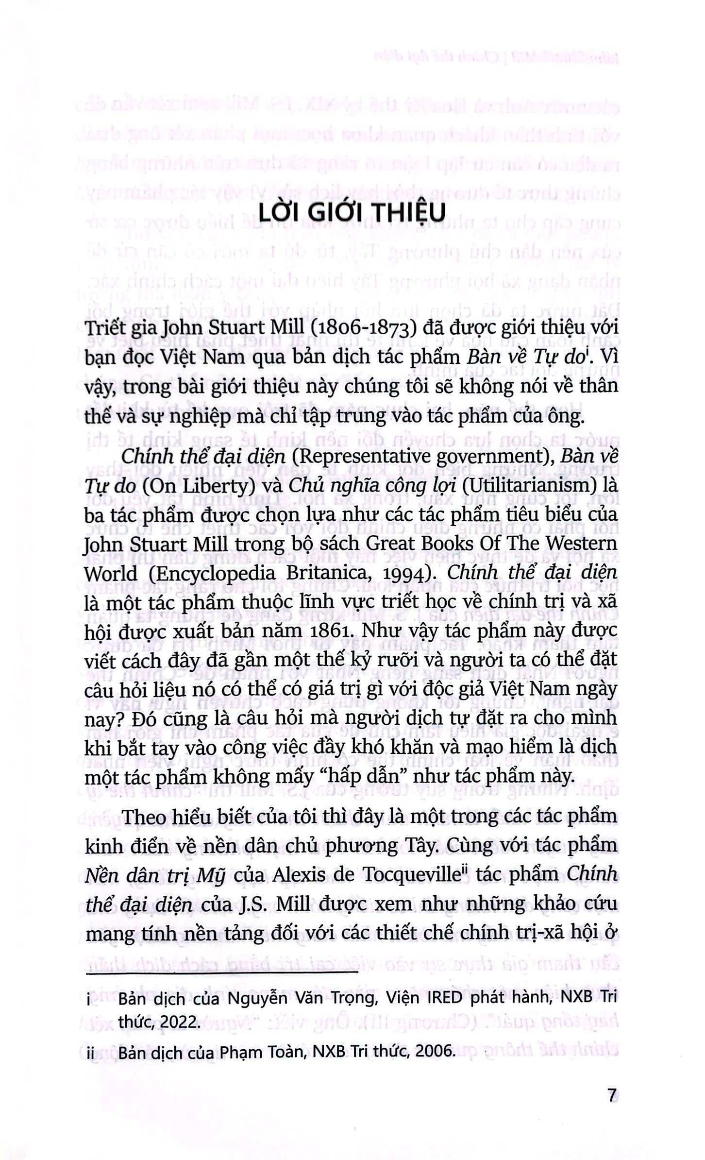 chính thể đại diện - representative government