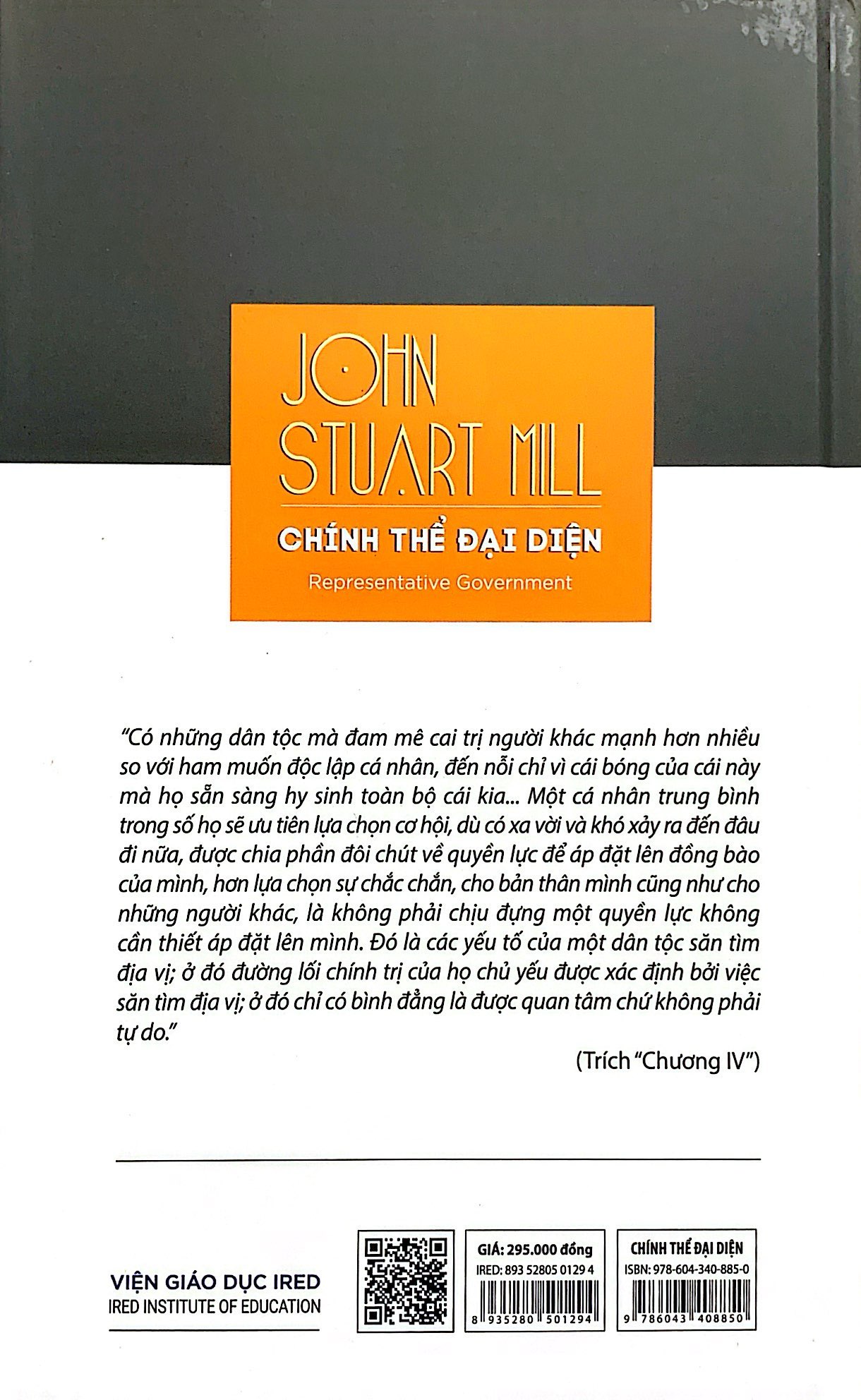 chính thể đại diện - representative government