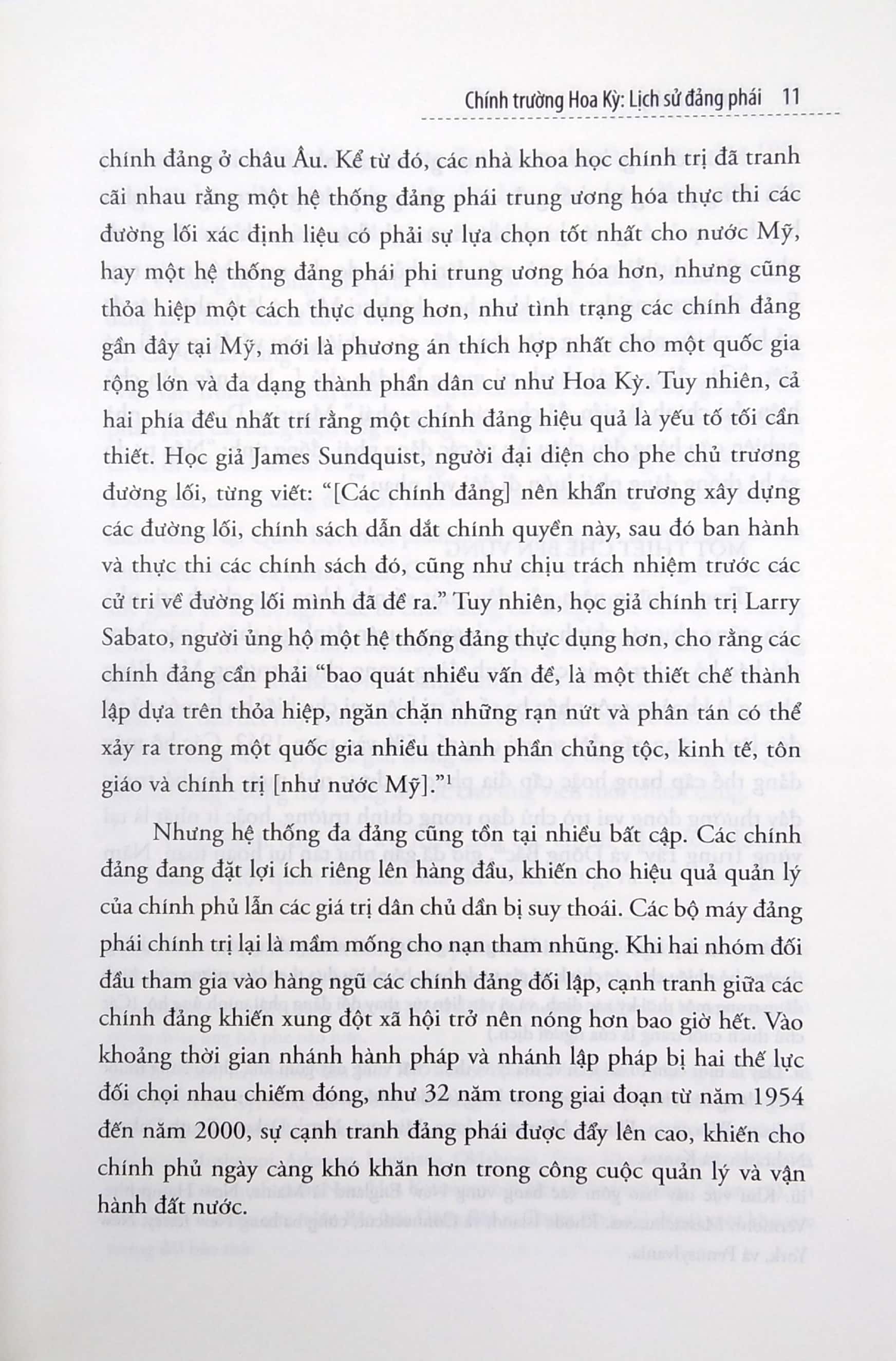 chính trường hoa kỳ: lịch sử đảng phái