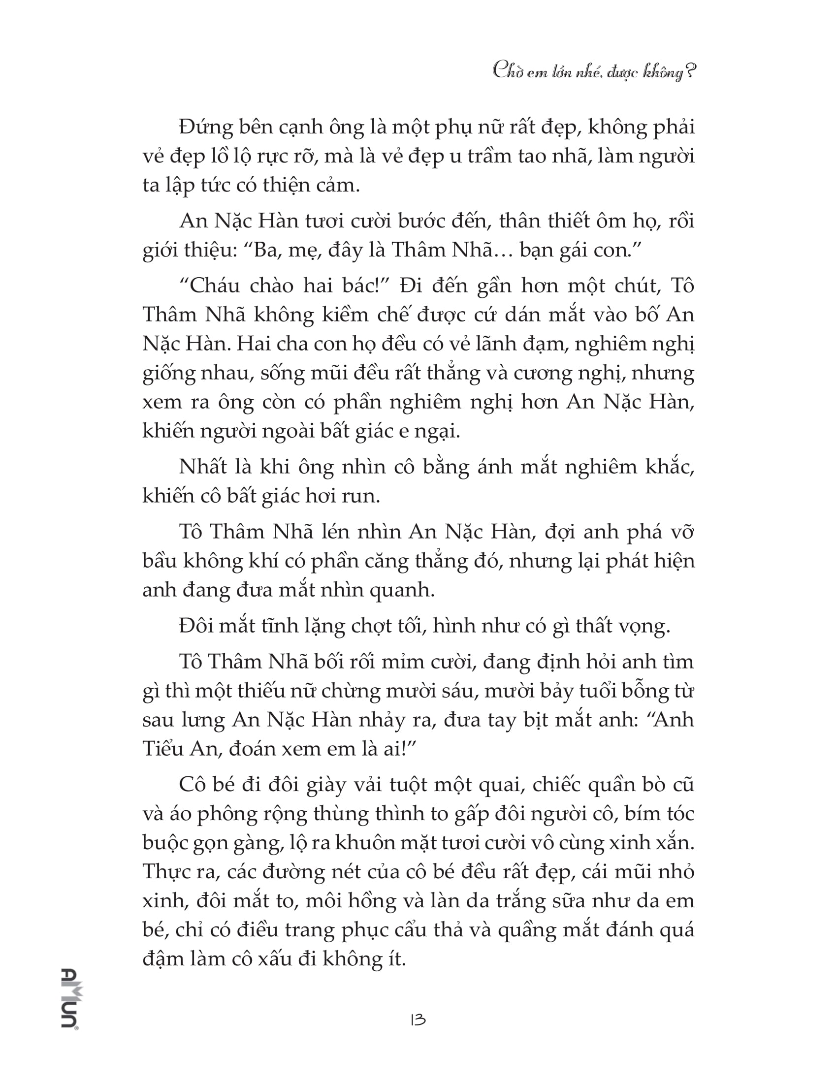 chờ em lớn nhé được không? (tái bản)
