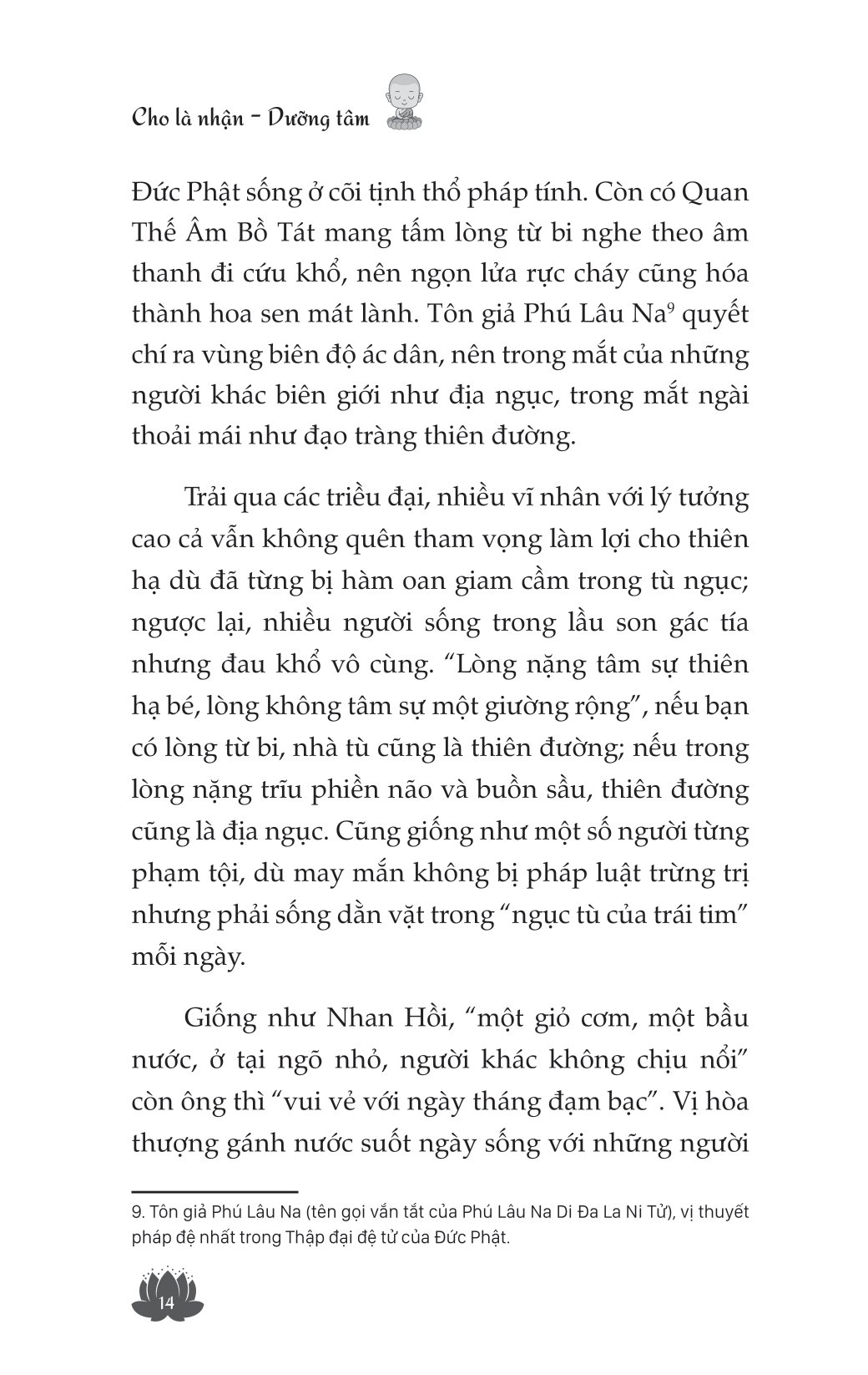 cho là nhận - dưỡng tâm