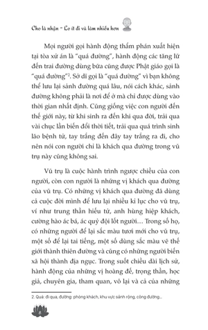 cho là nhận - lo ít đi và làm nhiều hơn