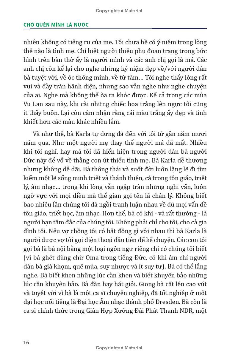 chớ quên mình là nước