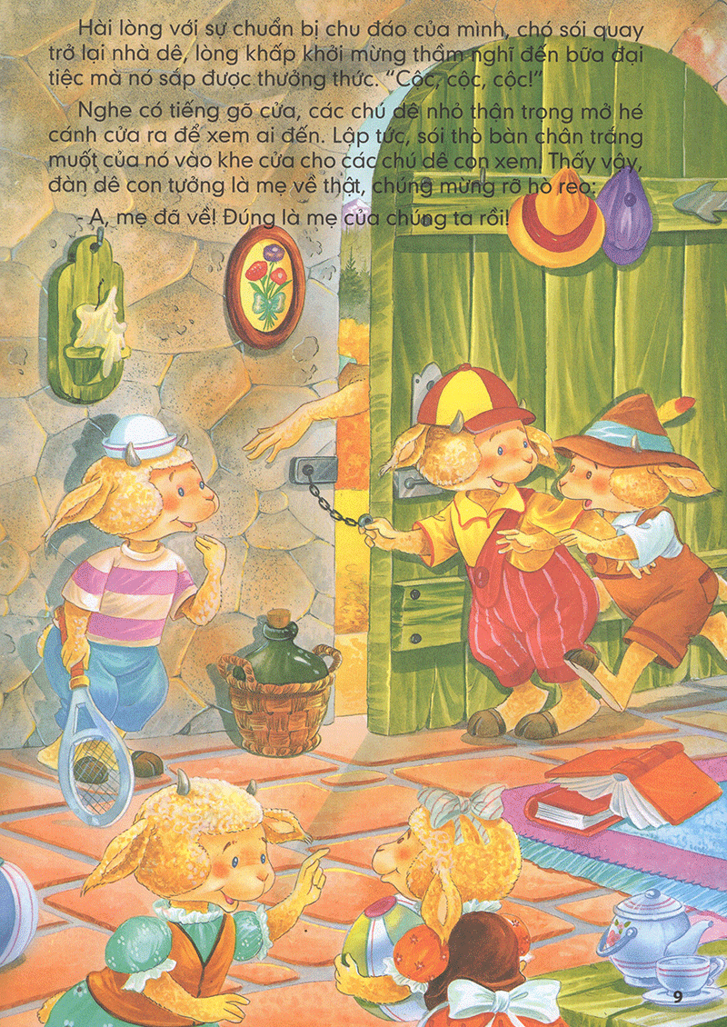 chó sói và bảy chú dê con