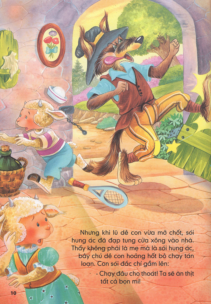 chó sói và bảy chú dê con