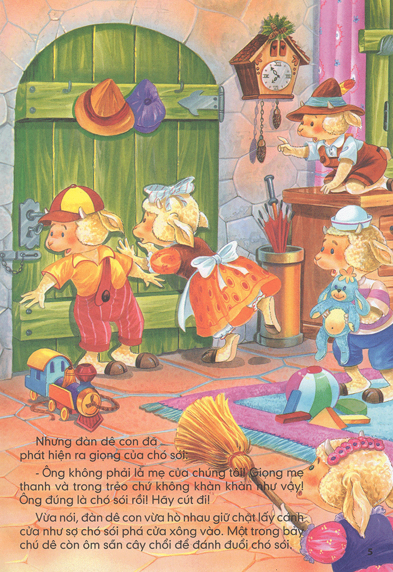 chó sói và bảy chú dê con