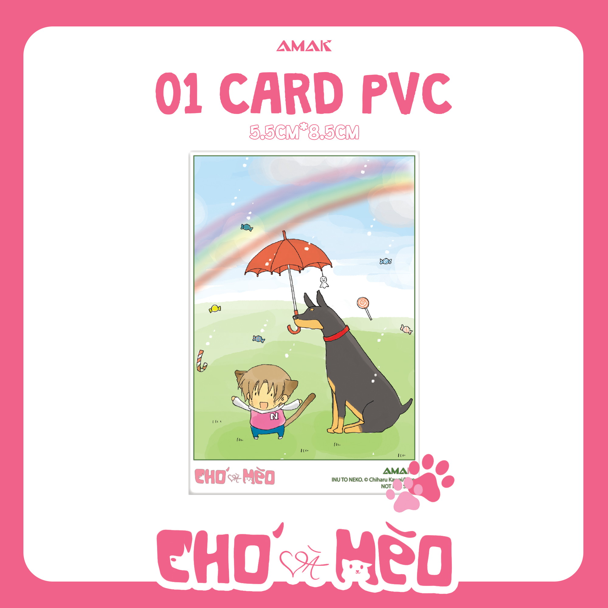 chó và mèo - tặng kèm card pvc + bảng postcard hai mặt