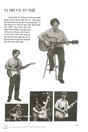 chơi đàn guitar bằng hình ảnh