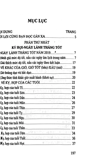 chọn điều lành - tránh điềm dữ năm kỷ hợi 2019