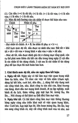 chọn điều lành - tránh điềm dữ năm kỷ hợi 2019