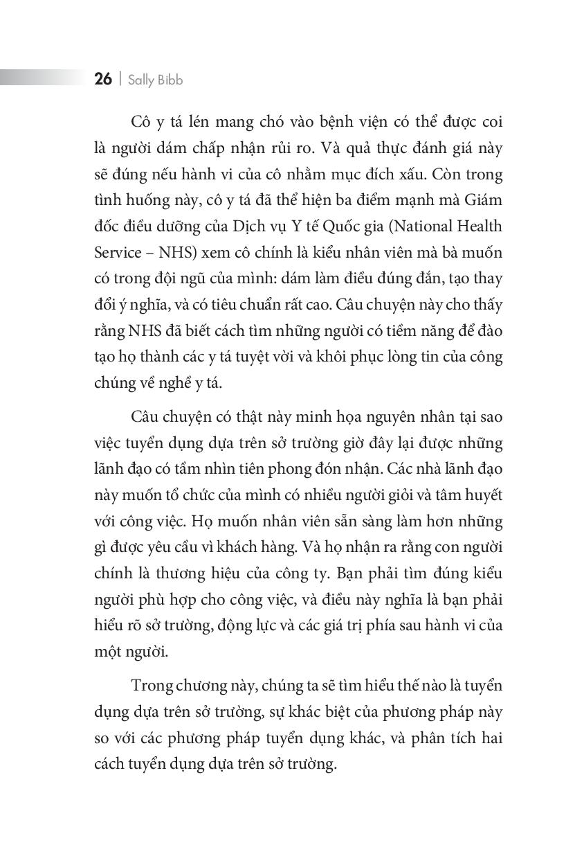 chọn đúng người vào đúng việc