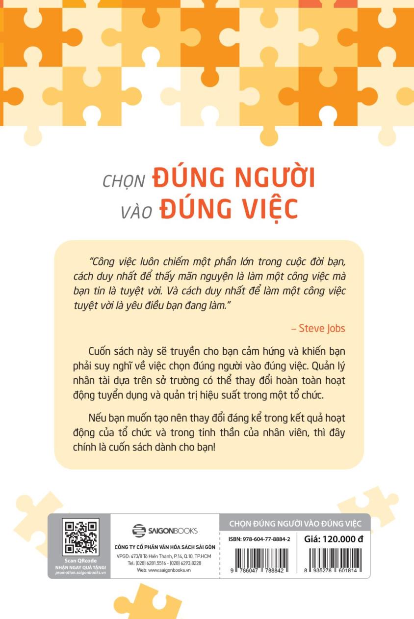 chọn đúng người vào đúng việc