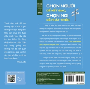 chọn người để kết giao, chọn nơi để phát triển