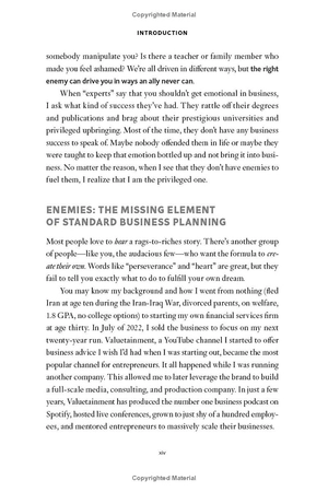 choose your enemies wisely - business planning for the audacious few