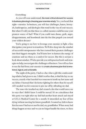 choose your enemies wisely - business planning for the audacious few