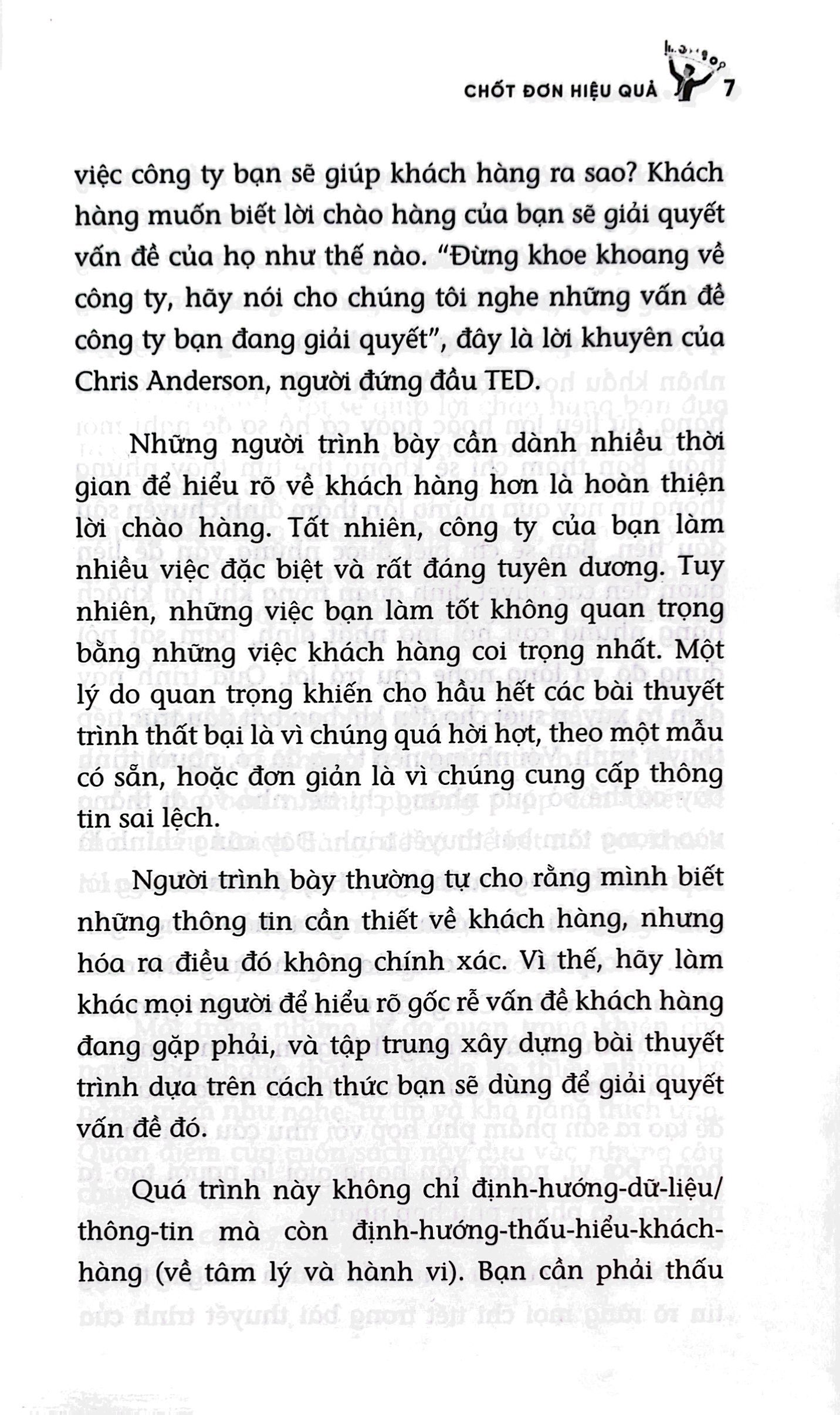 chốt đơn hiệu quả