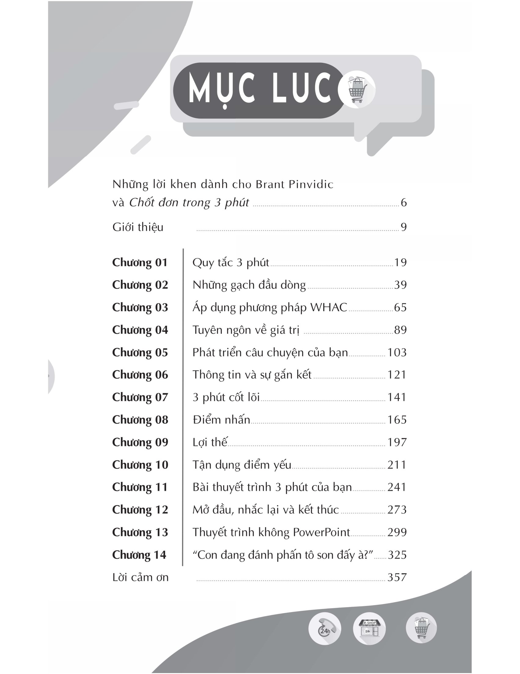 chốt đơn trong 3 phút