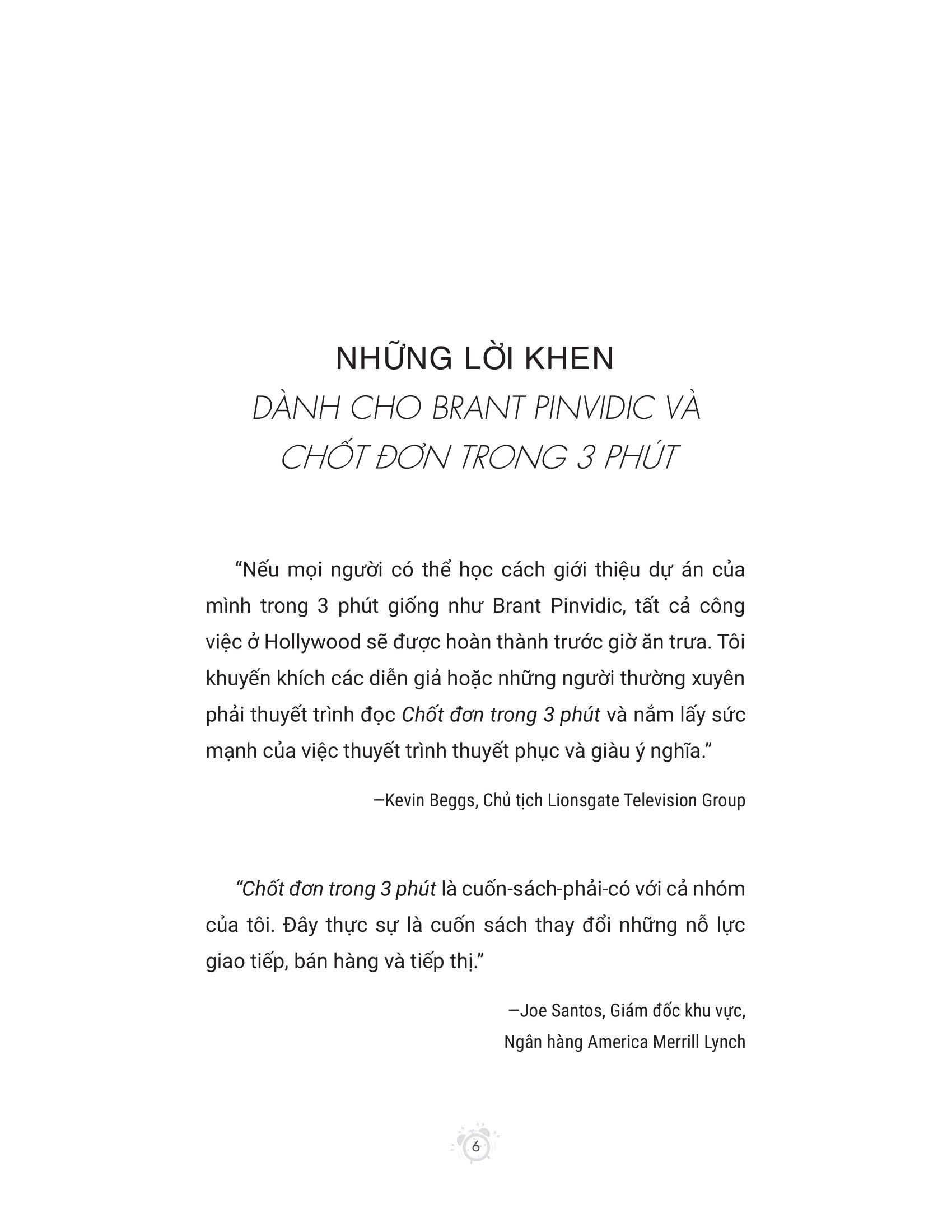 chốt đơn trong 3 phút