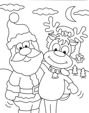 christmas colouring fun