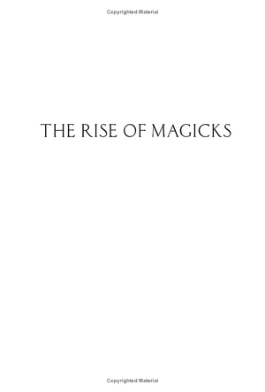 chronicles of the one 3: the rise of magicks